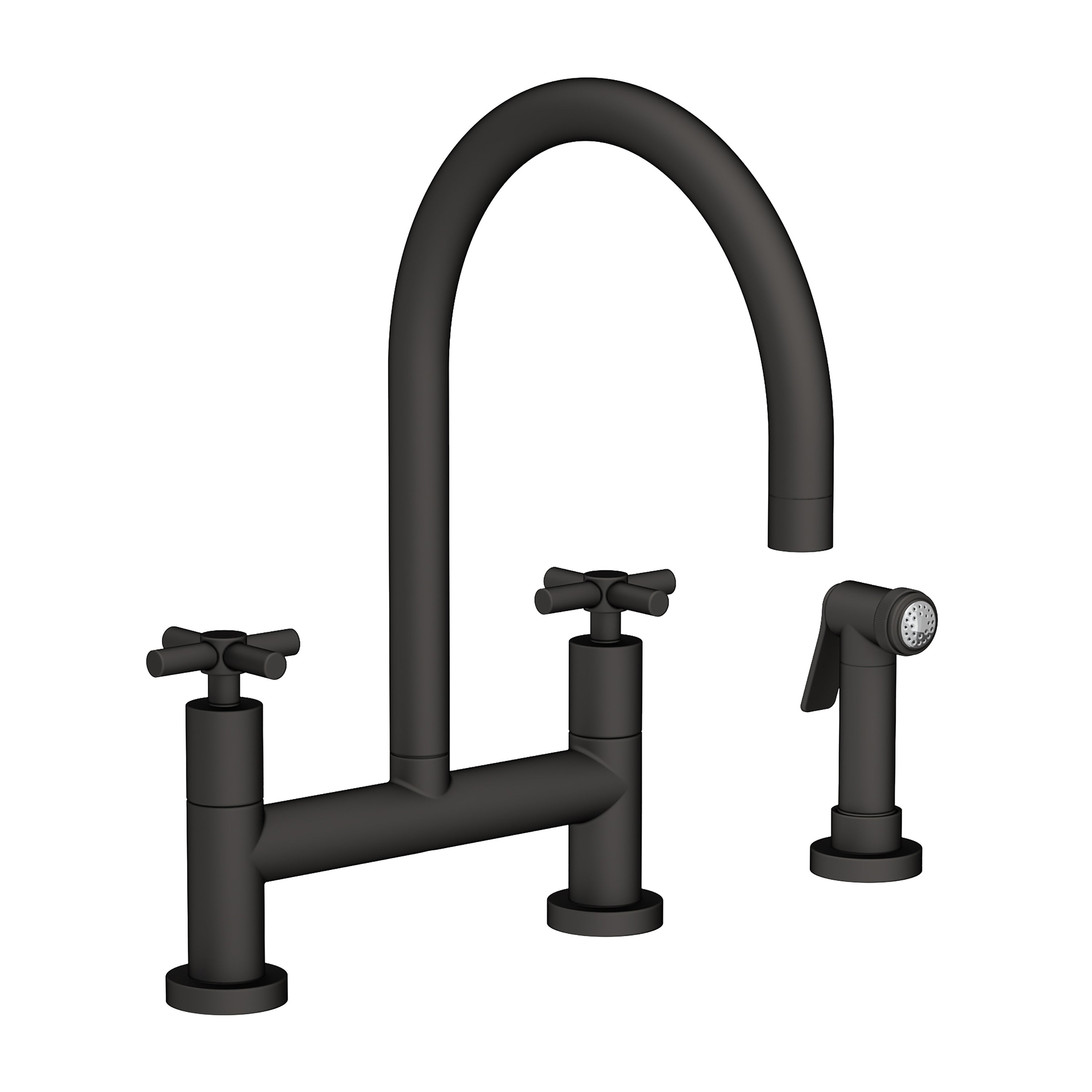 Newport Brass East Linear 1500-5412 — vista de producto — Negro Mate