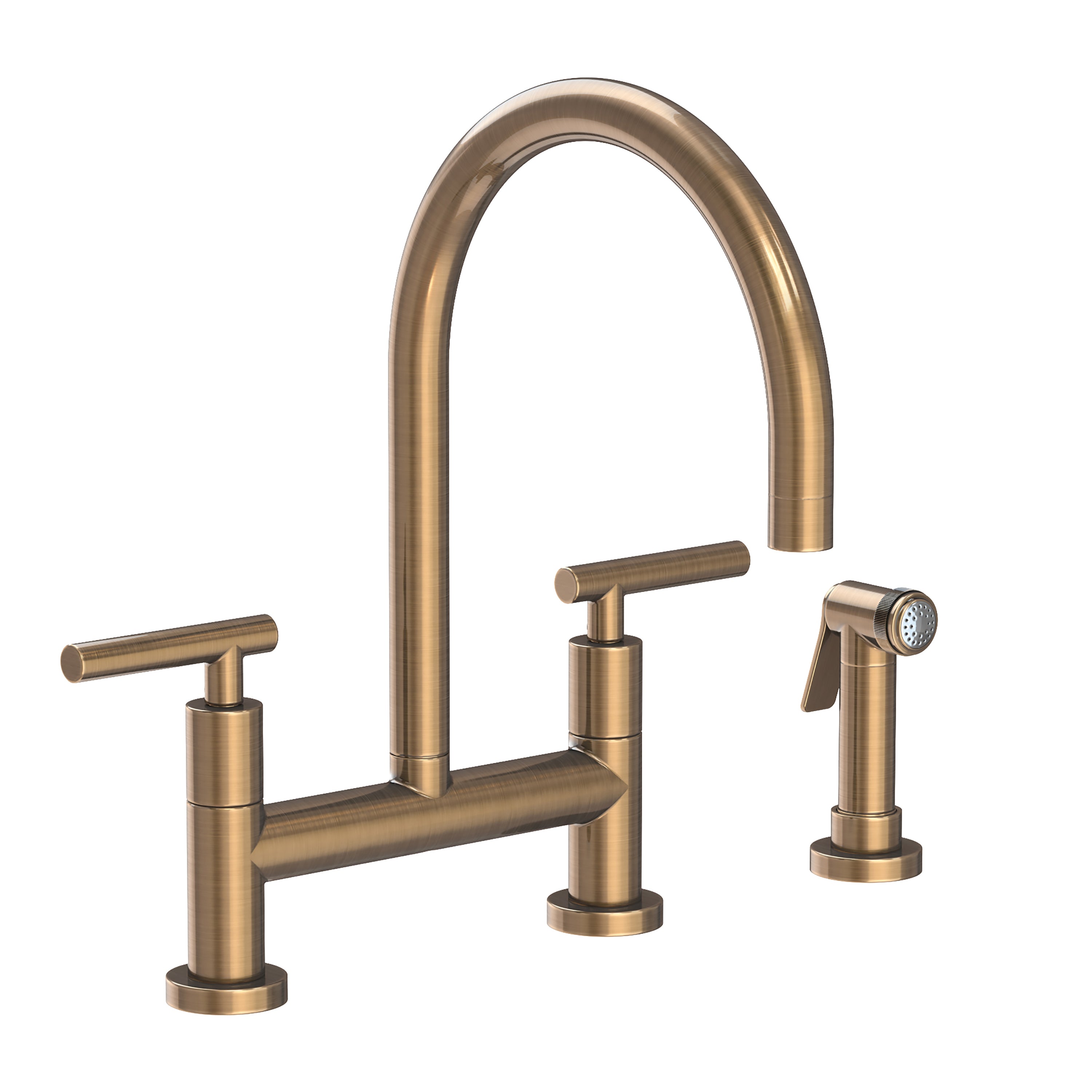 Newport Brass East Linear 1500-5413 — vista de producto — Latón Antiguo
