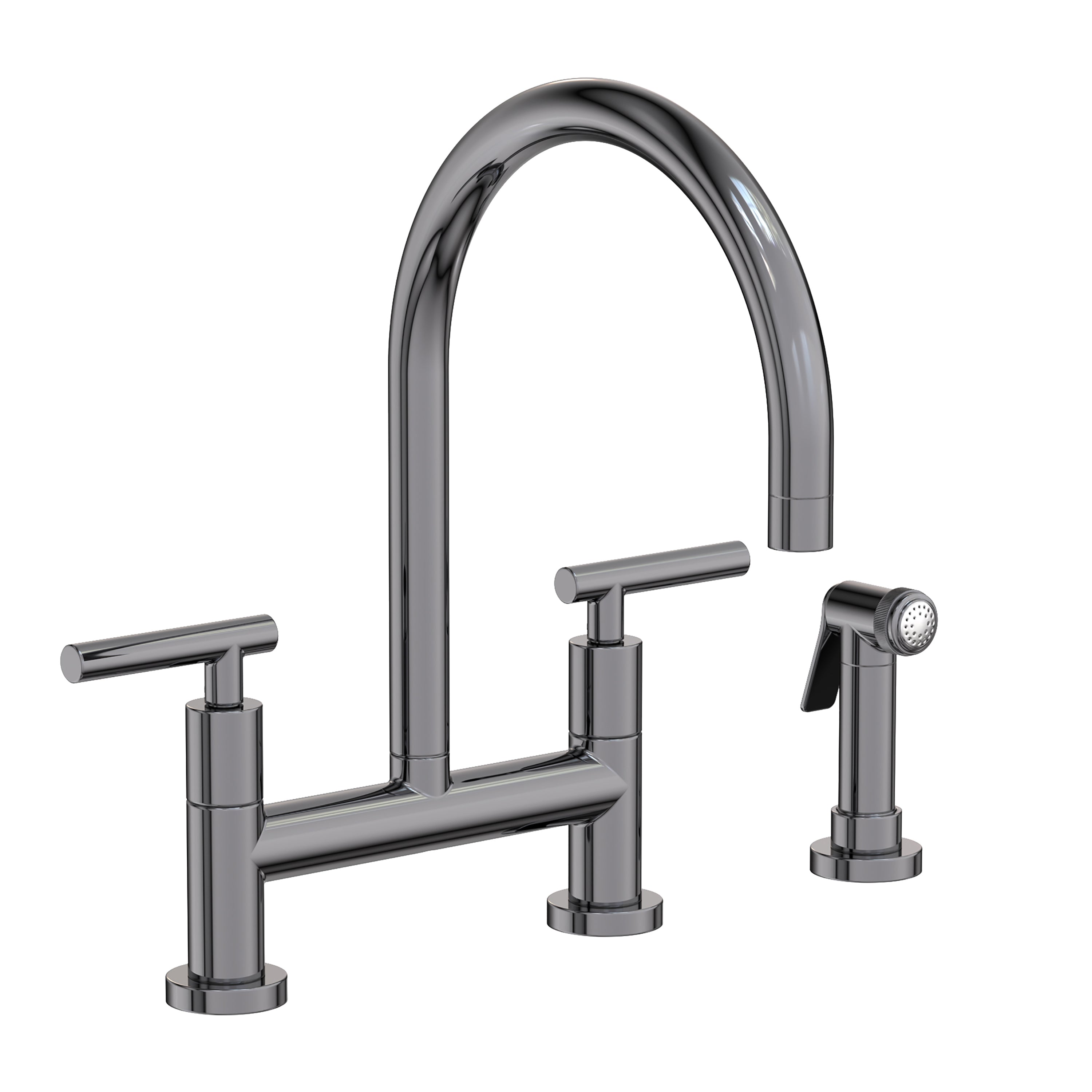 Newport Brass East Linear 1500-5413 — vista de producto — Cromo Medianoche