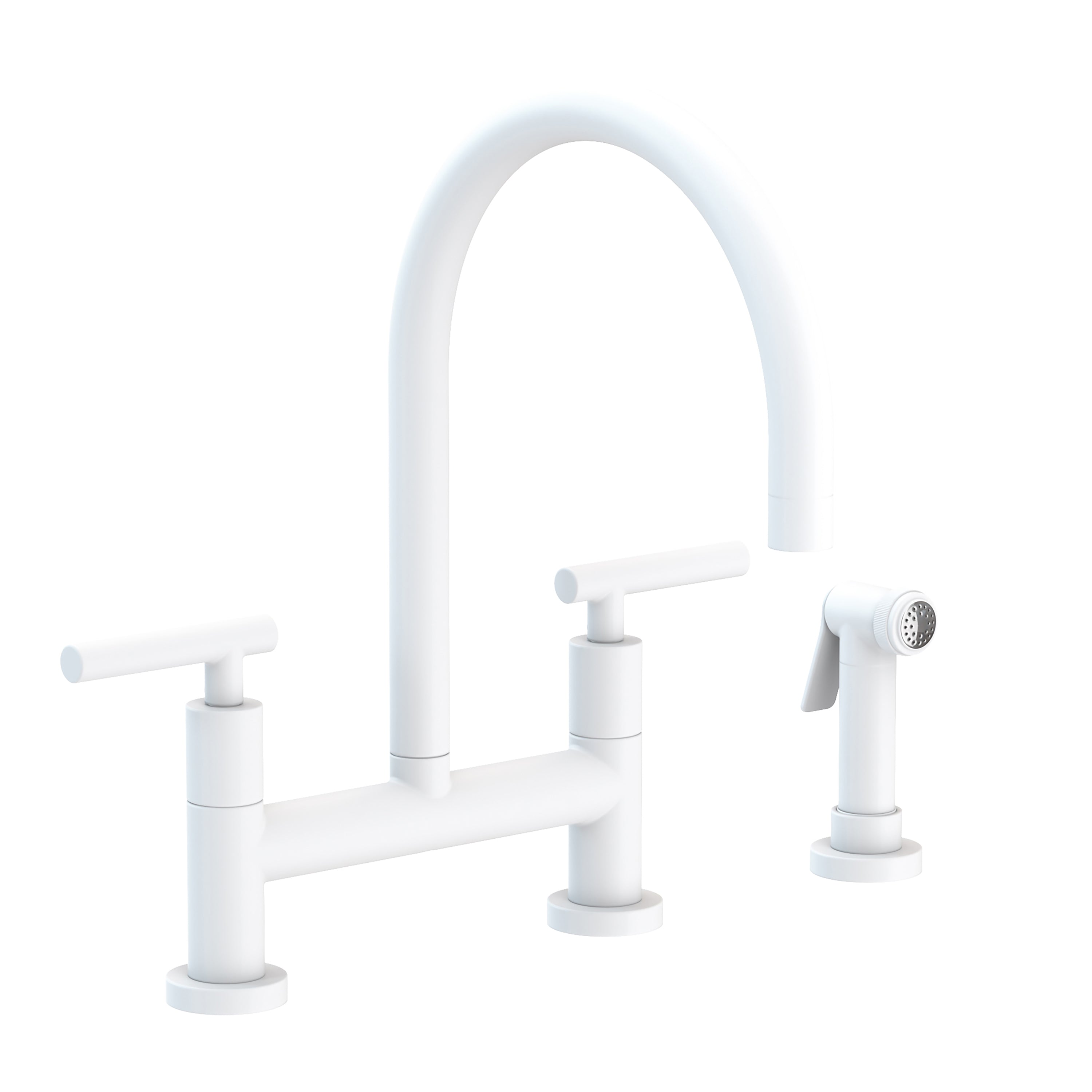 Newport Brass East Linear 1500-5413 — vista de producto — Blanco Mate