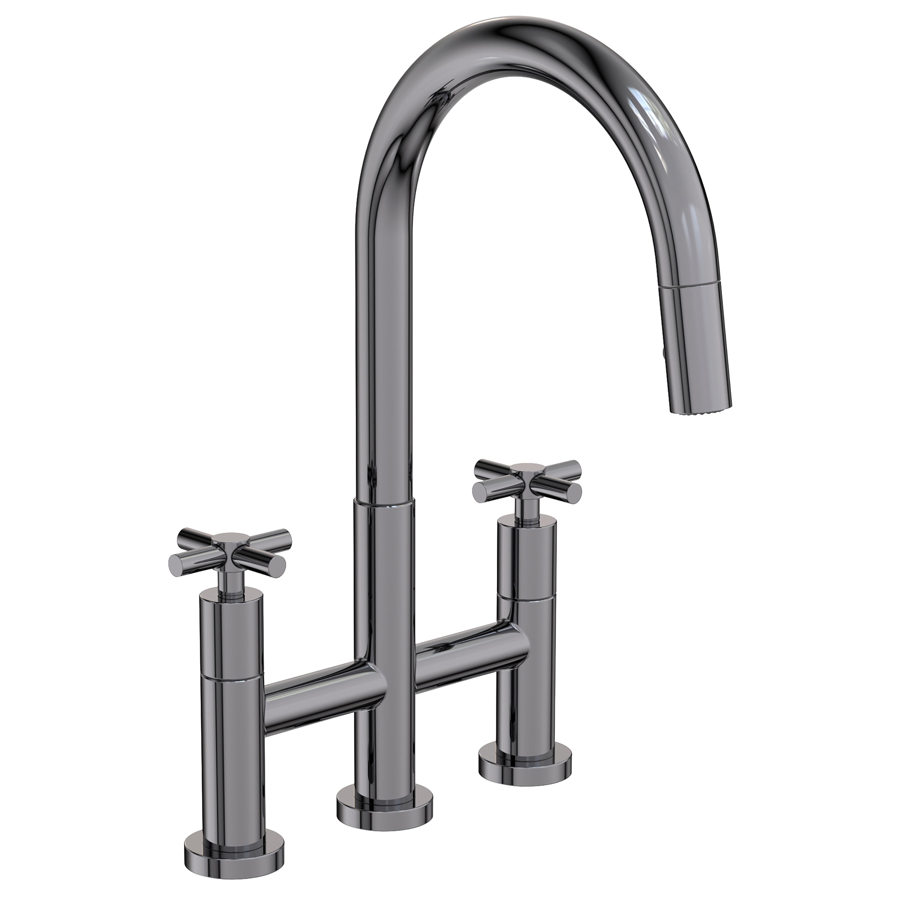 Newport Brass East Linear 1500-5462 — vista de producto — Cromo Medianoche