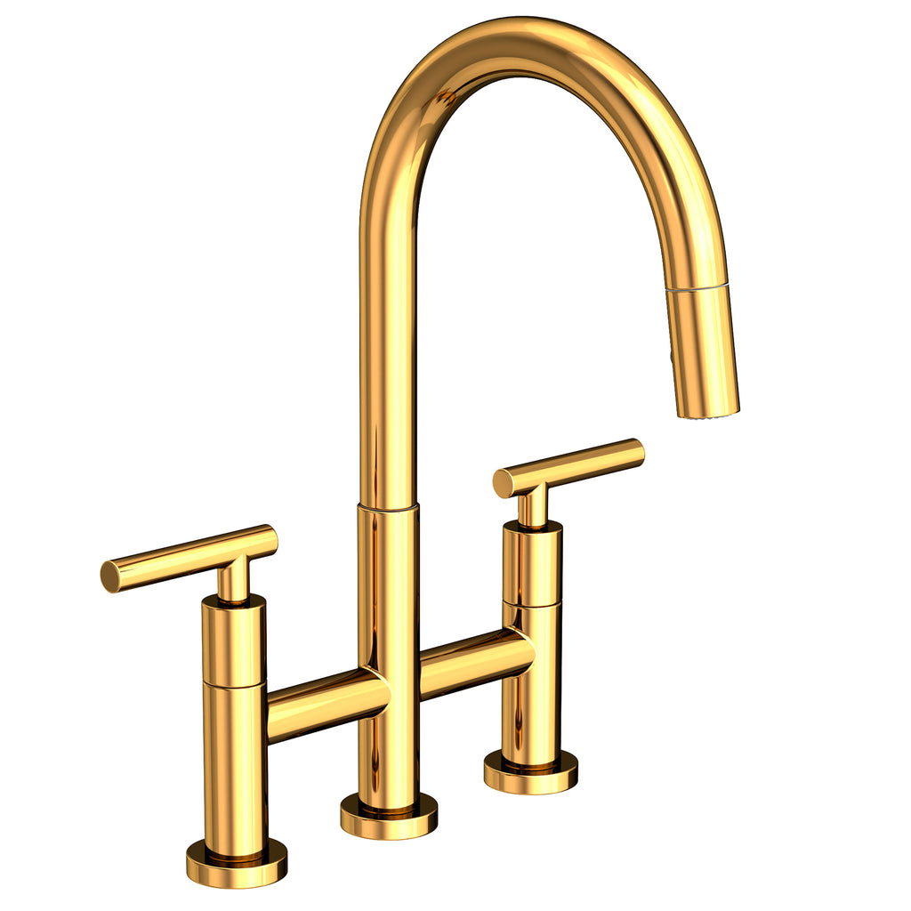 Newport Brass East Linear 1500-5463 — vista de producto — Oro Pulido (PVD)