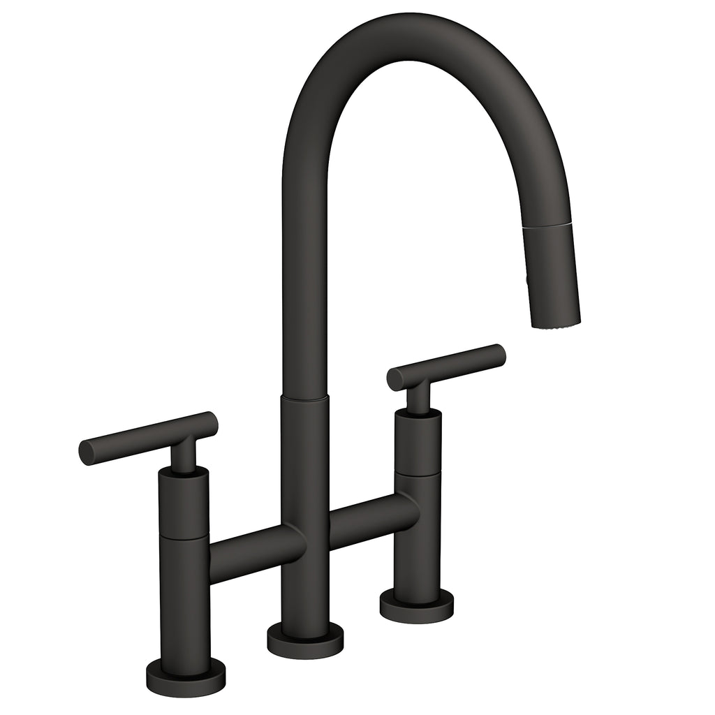 Newport Brass East Linear 1500-5463 — vista de producto — Negro Mate