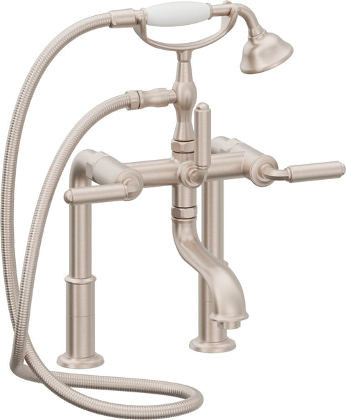 California Faucets Balboa Tradicional Llenador de Tina de Montaje en Cubierta