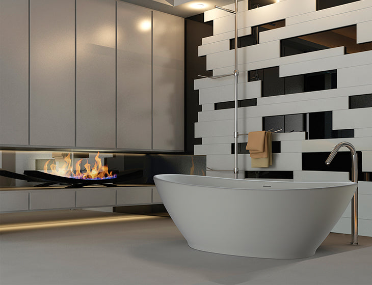 MTI Elise bañera independiente de SculptureStone — vista de producto