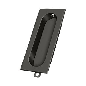 Deltana Jaladera Empotrada Rectangular 3-1/8" — Bronce Aceitado
