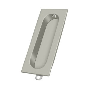 Deltana Jaladera Empotrada Rectangular 3-1/8" — Níquel Satinado