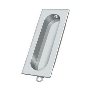 Deltana Jaladera Empotrada Rectangular 3-1/8" — Cromo Pulido
