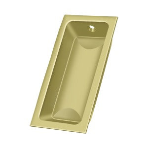 Deltana Jaladera Empotrada Grande 3-5/8" — Latón Pulido