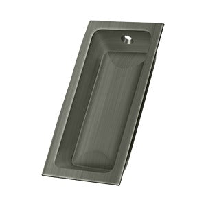 Deltana Jaladera Empotrada Grande 3-5/8" — Níquel Antiguo Mate