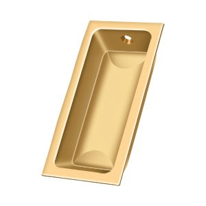 Deltana Jaladera Empotrada Grande 3-5/8" — Latón Pulido PVD