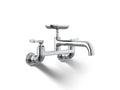 Kohler Clearwater — Mezcladora de Cocina tipo Puente de Pared — Cromo Pulido