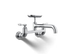 Kohler Clearwater — Mezcladora de Cocina tipo Puente de Pared — Cromo Pulido
