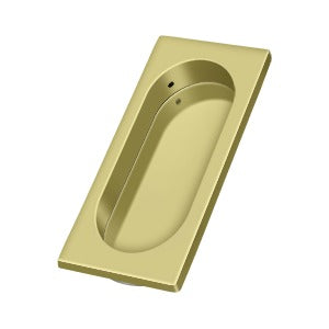 Deltana Jaladera Empotrada Grande 3-7/8" — Latón Pulido