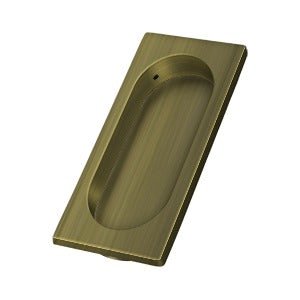 Deltana Jaladera Empotrada Grande 3-7/8" — Latón Antiguo