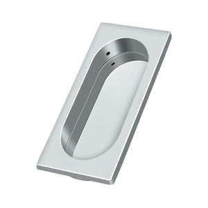 Deltana Jaladera Empotrada Grande 3-7/8" — Cromo Pulido