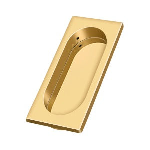 Deltana Jaladera Empotrada Grande 3-7/8" — Latón Pulido PVD
