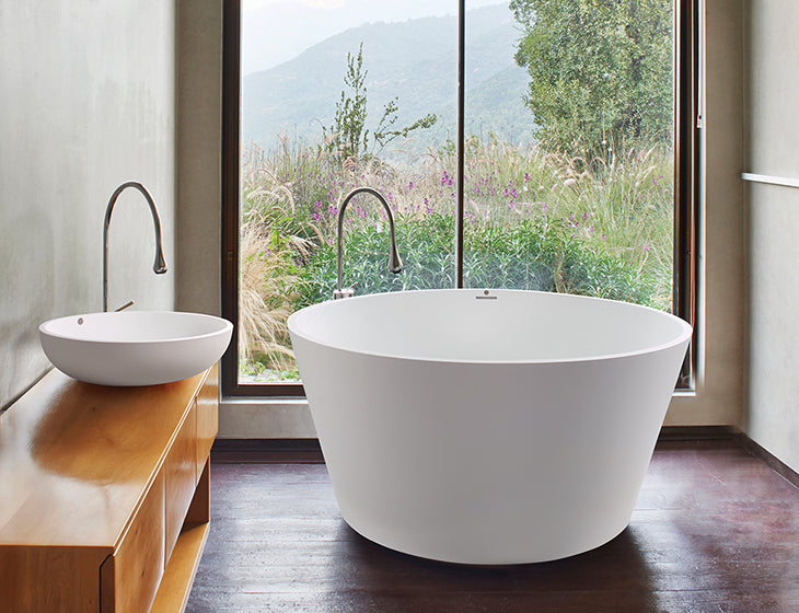 MTI Halo bañera independiente de SculptureStone — vista de producto