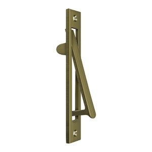 Deltana Jaladera de Borde de Uso Rudo 6-1/4" — Latón Antiguo