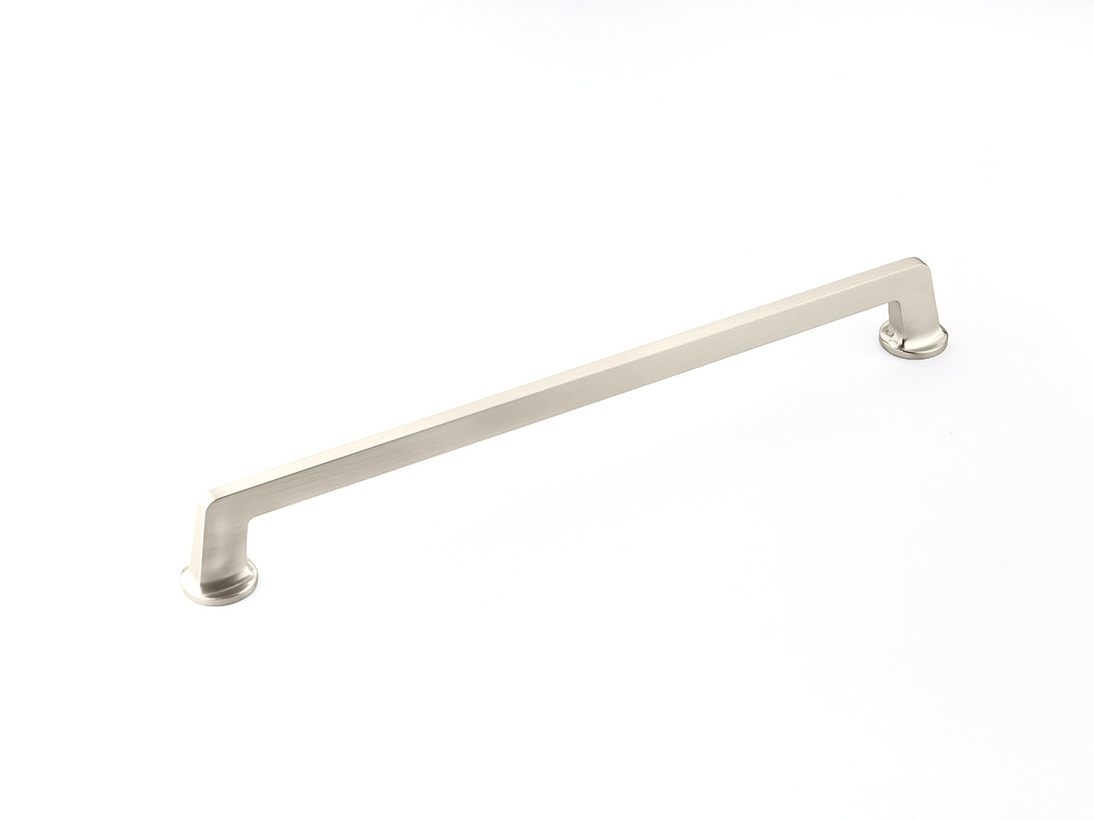 Schaub Jaladera para Electrodoméstico Northport Redonda, 15" cc — Níquel Satinado