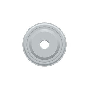 Deltana Placa Base para Perilla 1" — Cromo Satinado