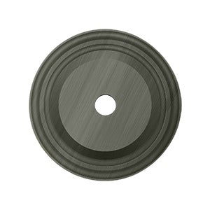 Deltana Placa Base para Perilla 1-1/2" — Níquel Antiguo Mate