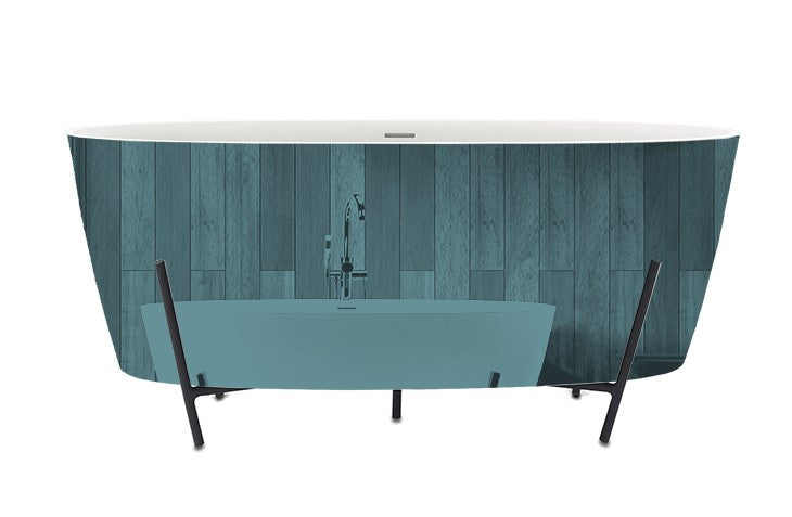 MTI Elena with Cradle en color Azul Laguna — SculptureStone