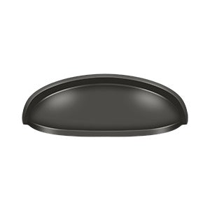 Deltana Jaladera Tipo Concha Alargada 4-1/2" — Bronce Aceitado