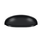 Deltana Jaladera Tipo Concha Alargada 4-1/2" — Negro Mate