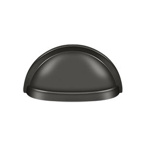 Deltana Jaladera Tipo Concha Ovalada 3-1/2" — Bronce Aceitado