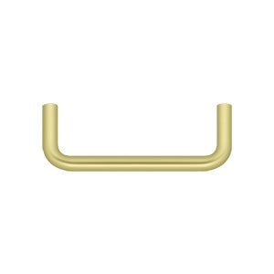 Deltana Jaladera de Alambre 3-1/2" — Latón Pulido