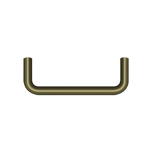 Deltana Jaladera de Alambre 3-1/2" — Latón Antiguo
