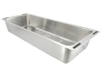Blanco Colador de acero inoxidable — Quatrus Ergon