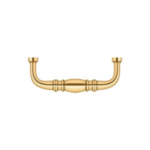 Deltana Jaladera de Alambre Colonial 3" — Latón Pulido PVD