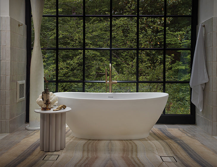 MTI Elise bañera independiente de SculptureStone — vista de producto