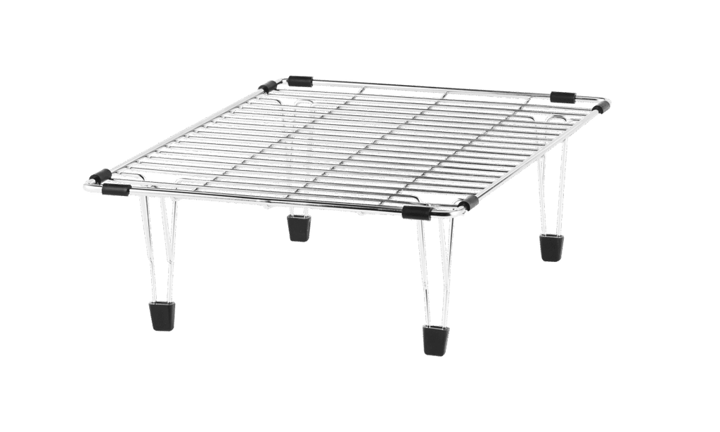 Blanco Rejilla elevada de acero inoxidable — Quatrus