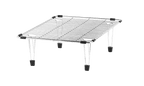Blanco Rejilla elevada de acero inoxidable — Quatrus