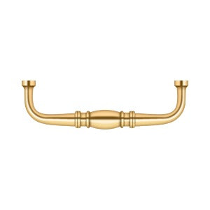 Deltana Jaladera de Alambre Colonial 4" — Latón Pulido PVD