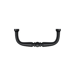 Deltana Jaladera de Alambre Tradicional 3" — Negro Mate