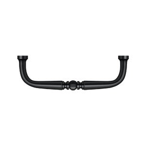 Deltana Jaladera de Alambre Tradicional 3-1/2" — Negro Mate