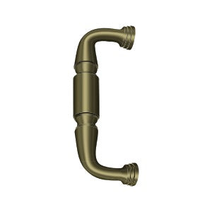 Deltana Jaladera para Puerta 6" — Latón Antiguo