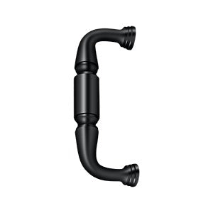 Deltana Jaladera para Puerta 6" — Negro Mate