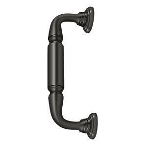 Deltana Jaladera para Puerta con Roseta 8" — Bronce Aceitado