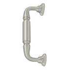 Deltana Jaladera para Puerta con Roseta 8" — Níquel Satinado