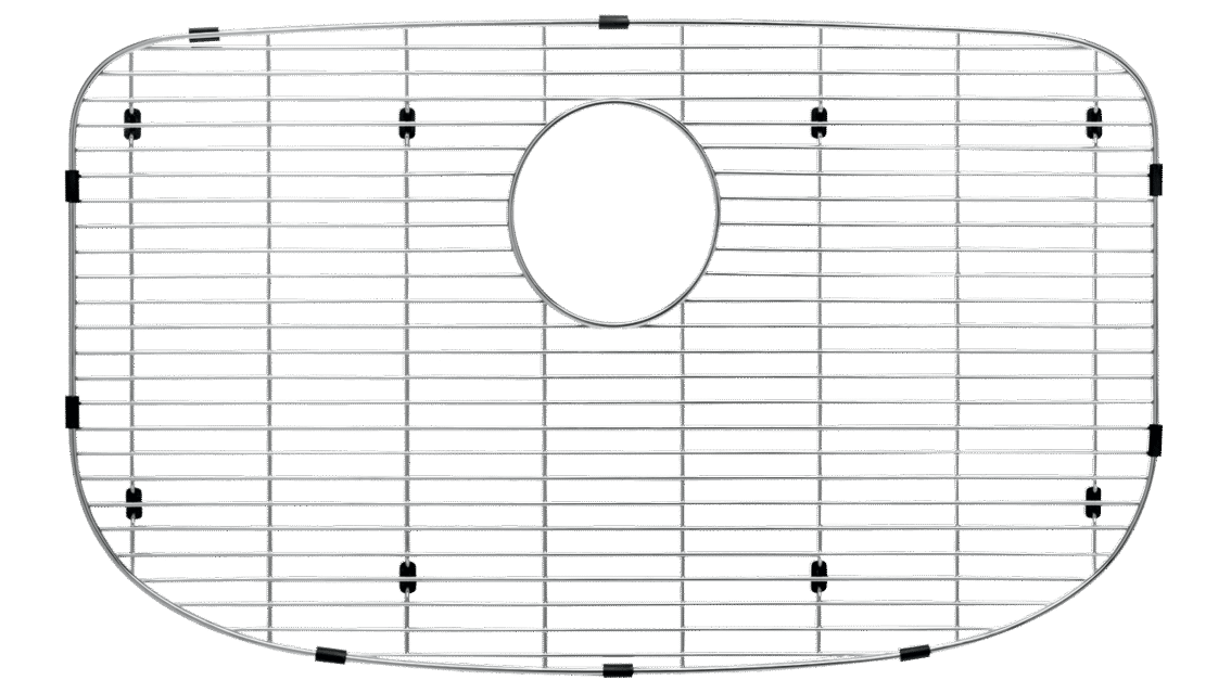 Blanco Rejilla de acero inoxidable — Valea 27″ Single