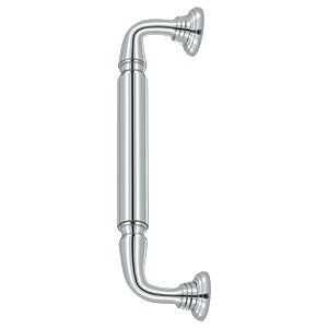 Deltana Jaladera para Puerta con Roseta 10" — Cromo Pulido