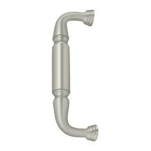 Deltana Jaladera para Puerta sin Roseta 8" — Níquel Satinado