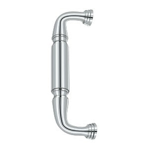 Deltana Jaladera para Puerta sin Roseta 8" — Cromo Pulido