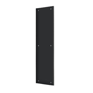 Deltana Placa de Empuje 3-1/2" x 15" — Negro Mate