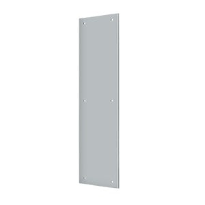 Deltana Placa de Empuje 3-1/2" x 15" — Cromo Satinado